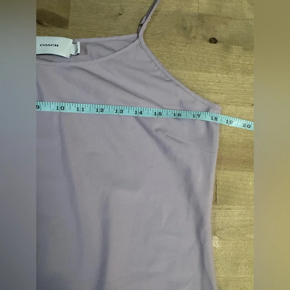 COACH Lavender Slip mini Dress